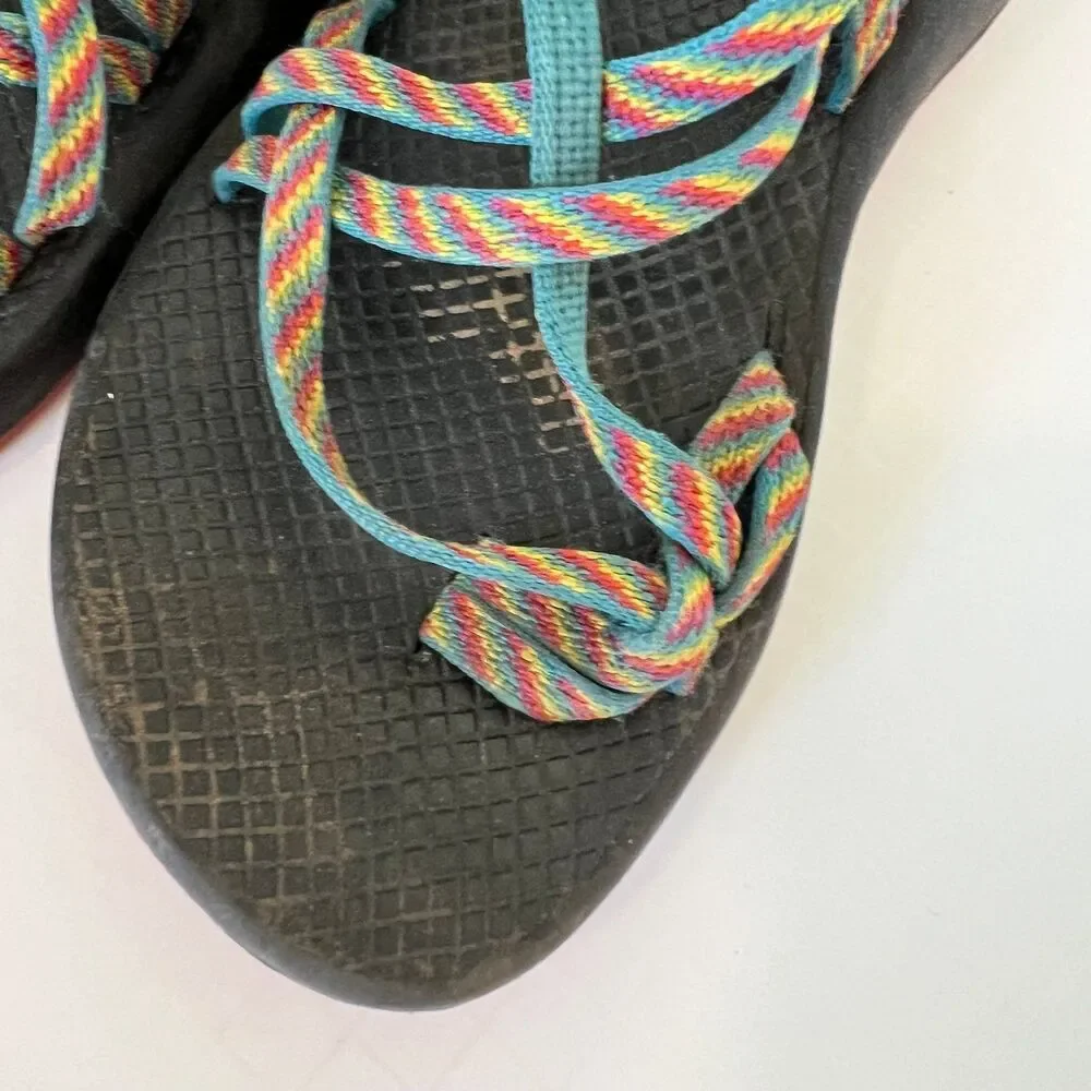 Chaco Double Strap Rainbow Sandals  8 - Picture 4 of 8